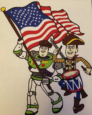 Sticker (Individual)-HD-Patriot Special Edition (Buzz and Woody)