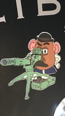Sticker (Individual)--Gun Story--Mr. PotaTOW Head