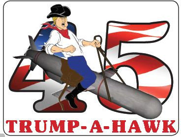 Sticker (Individual)--Trump-A-Hawk