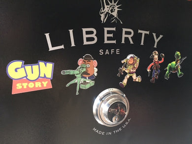 Sticker SET (8)--All Gun Story Characters/Logo